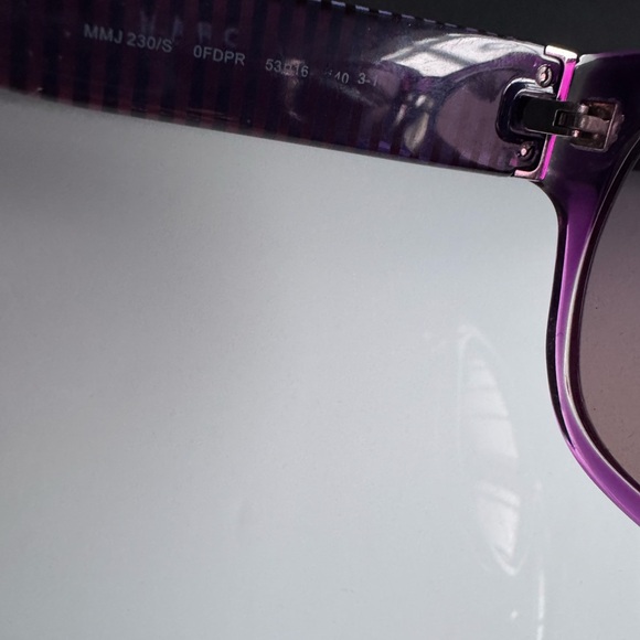 Marc by Marc Jacobs Purple Sunglasses - Picture 5 of 5